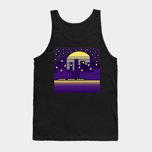 Vaporwave City Tank Top